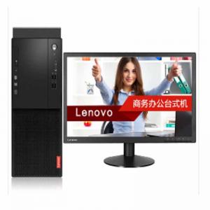 联想(Lenovo）启天M415-B117 (i3-7100/4G/1T+128G/集显/DVDRW/19.5) 台式计算机^^