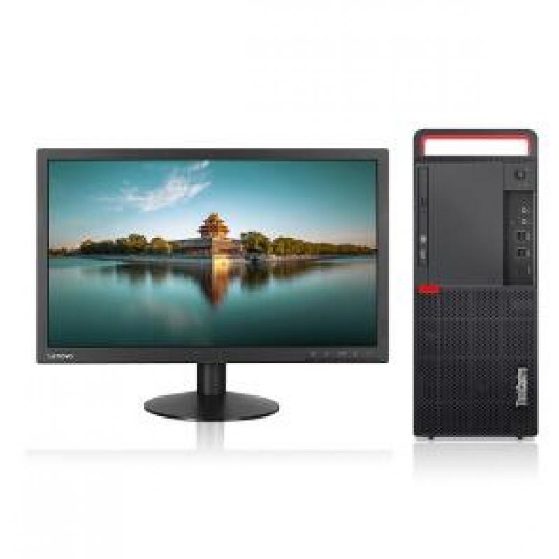 联想(Lenovo）ThinkCentre M710T-N090 (i5-7500/4G/128G SSD+1T/2G独显/DVD刻录）台式计算机（19.5英寸显示器）