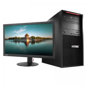 联想(Lenovo）ThinkStation P320 (C236/I3-7100/4G/1TB/集显/支持磁盘阵列) 台式计算机（配19.5寸显示器）*