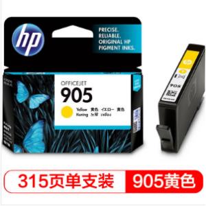 惠普（HP）  T6L97AA 905 黄色墨盒 (适用于HP OJ6960,6970)