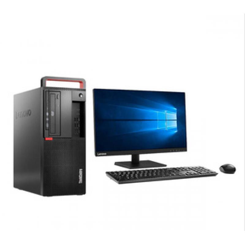 联想ThinkCentre M720t-D234 台式计算机（i5-9500/8GB/256G +1TB /DVDRW）19.5寸显示器