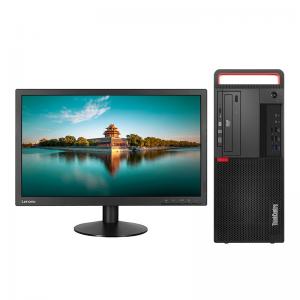 联想ThinkCentre M720t 台式计算机（i5-9500/8GB/256G +1TB /DVDRW）19.5寸显示器