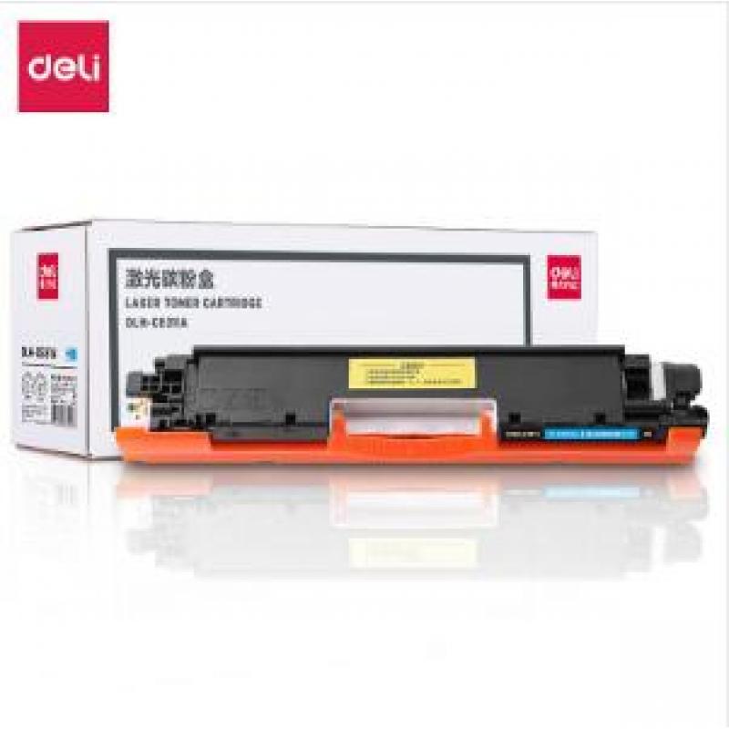 得力（Deli）DLH-CE311A 硒鼓 青色 适用机型HP Laser Jet CP1025/CP1025nw/M275nw M175a/M175nw 打印量1000页