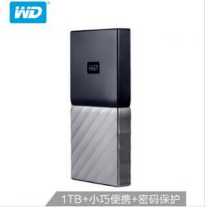 西部数据(WD)1TB Type-C移动硬盘 固态(PSSD) My Passport SSD (小巧便携 高速传输)WDBKVX0010PSL