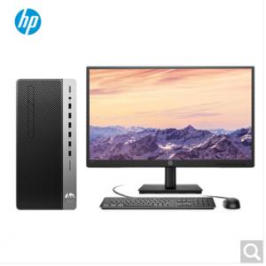 惠普（HP）280 Pro G4 SFF（i3-9100/4G/1TB/无光驱/USB键鼠） 19.5英寸显示器 台式计算机-