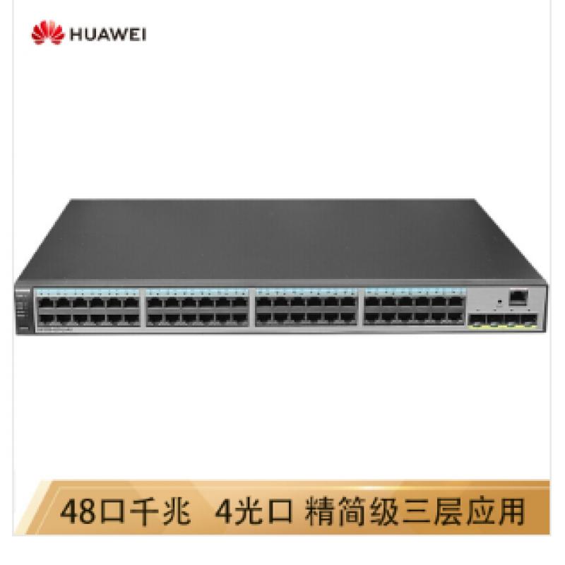 华为（HUAWEI）S5720-52P-LI-AC 48个10/100/1000Base-T以太网端口,4个千兆SFP 交换设备