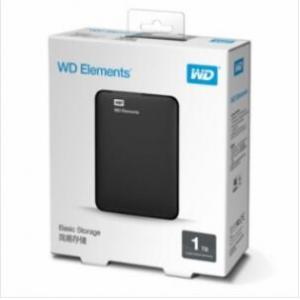 西部数据(WD) Elements新元素系列 2.5英寸移动硬盘 1TB （WDBUZG0010BBK）USB3.0