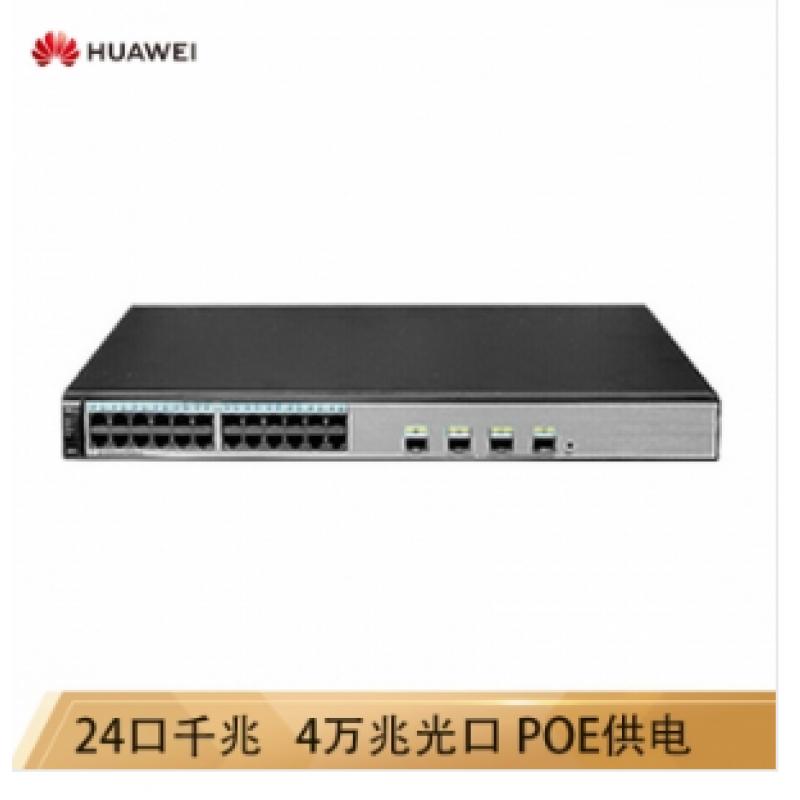 华为( HUAWEI) S1720-28GWR-PWR-4X web网管交换机 24千兆电4个万兆光口 (计价单位：台) 交换设备