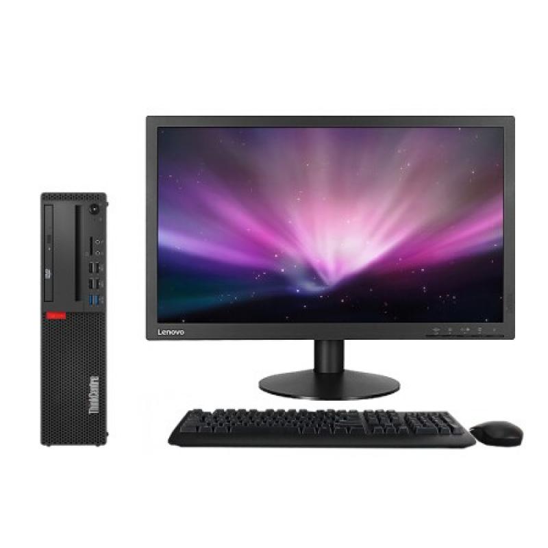 联想(Lenovo)  ThinkCentre M720s-D181 (i5-9500/8G/128G+1TB/DVD刻录/win10/23显示器）台式计算机