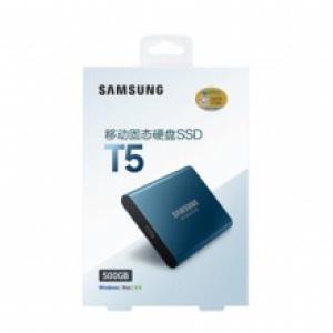 三星（SAMSUNG）移动硬盘 SSD T7 500GB  Type-c USB3.2 （MU-PC500T）